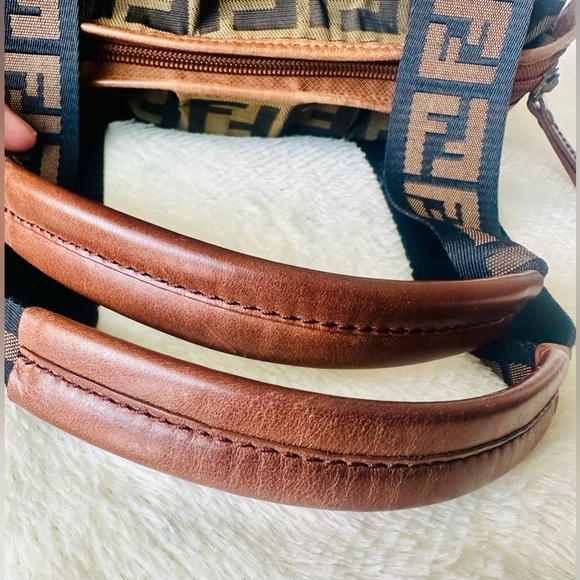 FENDI Zucca Pattern Cloth HandBag - Picture 9 of 16